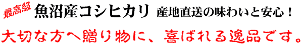 贈り物は産地直送